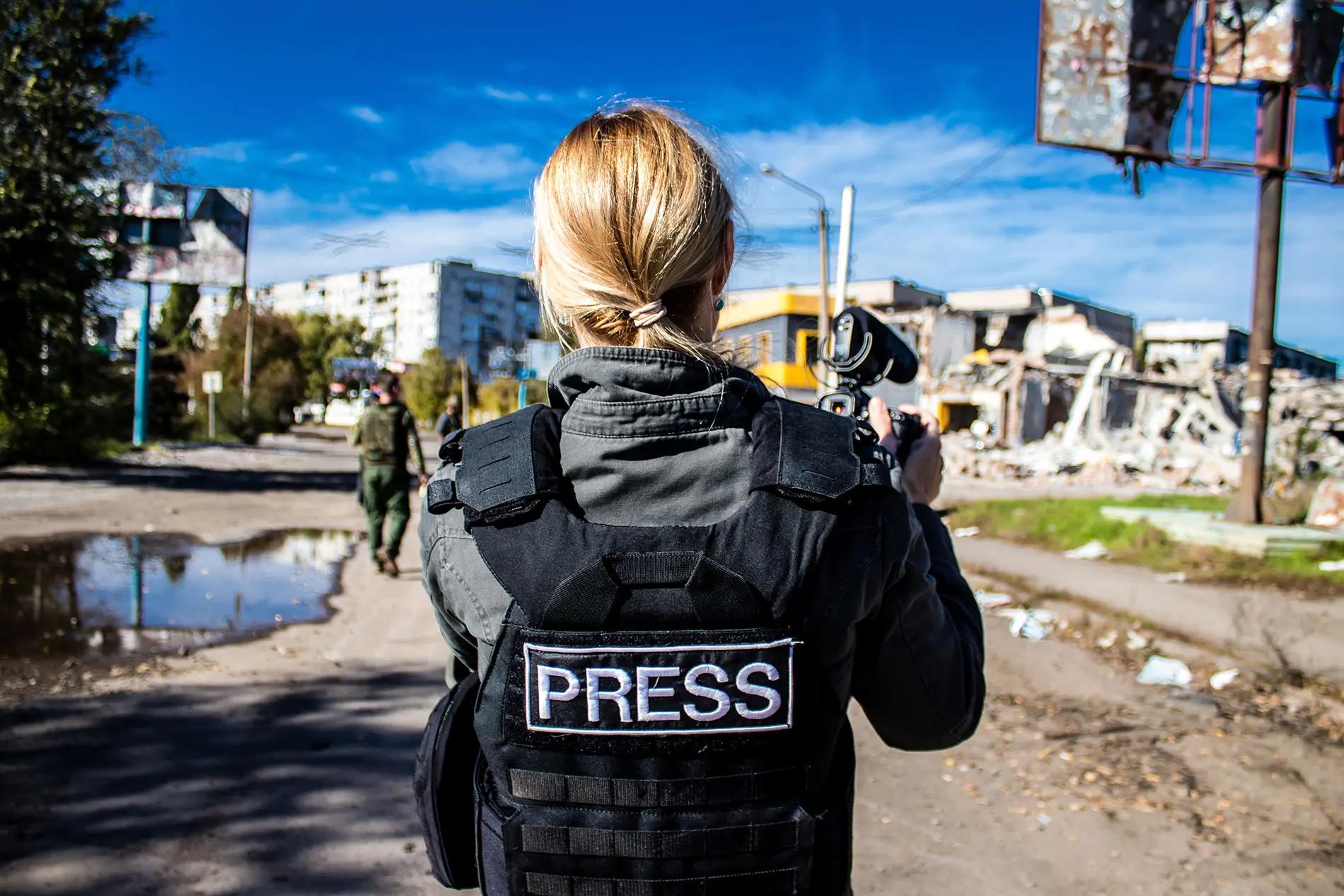journaliste reporter de guerre
