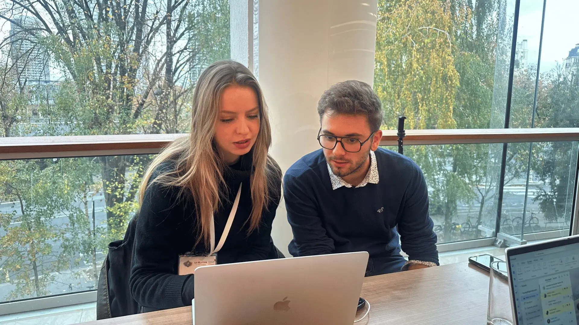 Etudiants en journalisme à l'ISCPA