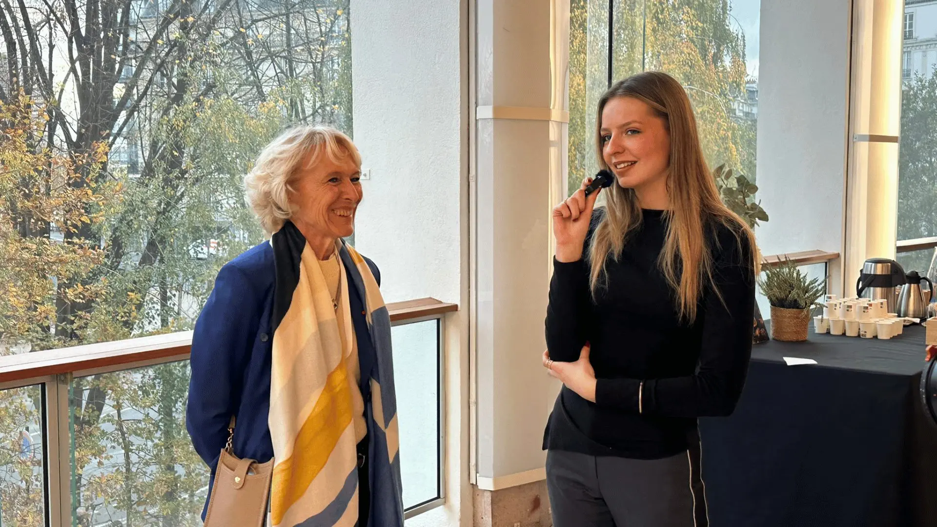 Etudiants en journalisme à l'ISCPA